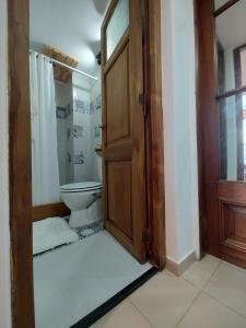 Koupelna v ubytování Almablanca