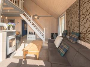 Χώρος καθιστικού στο skandinavisches Ferienhaus in Rechlin +18 φωτογραφίες