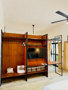 Postel nebo postele na pokoji v ubytování Casa Lluavi - Caliope