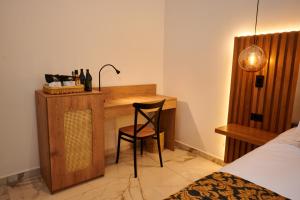 Giường trong phòng chung tại Casa Noral Hotel