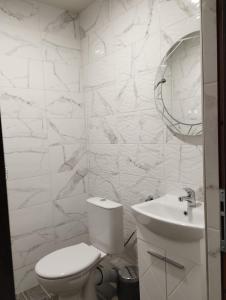 Koupelna v ubytování Странската изба