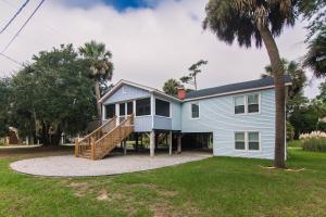 Bygningen som feriehuset ligger i