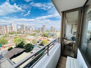 Un balcon sau o terasă la 2D 2B, hasta 4 personas, Vista cordillera, Parking, AC & Calefacción