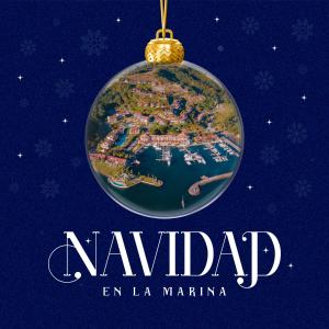 un ornamento natalizio con una mappa di Natale di The Bannister Hotel & Yacht Club by Mint a Santa Bárbara de Samaná