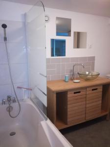 Koupelna v ubytování Ma Maison Vigneronne