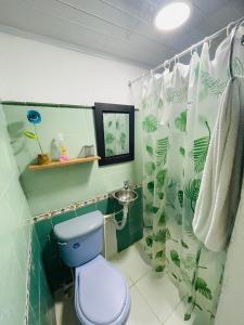 Koupelna v ubytování EL NOPAL Hostal