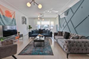 Et opholdsområde på Melissas Suites Lara