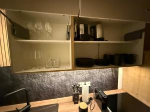 Η κουζίνα ή μικρή κουζίνα στο Goslar LIVING 3 - direkt am Weihnachtsmarkt