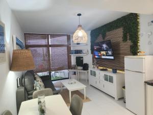 Køkken eller tekøkken på Ocean Luxury Apartment + 45 billeder