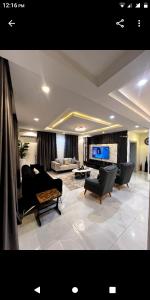 Posezení v ubytování Mosilo villa Apartments