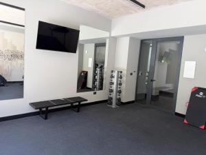 Γυμναστήριο ή/και όργανα γυμναστικής στο Modern 1BR by Parque Bustamante, Providencia