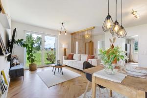 Χώρος καθιστικού στο FeWo Martini- mit Whirlpool,Terrasse und Albcard