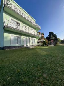 Bygningen som lejlighedshotellet ligger i