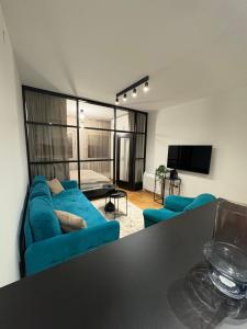 Μια τηλεόραση ή/και κέντρο ψυχαγωγίας στο Apartment Central park