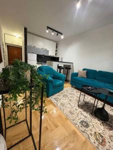 Χώρος καθιστικού στο Apartment Central park