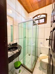 Vannituba majutusasutuses Pousada Ilha De Boipeba