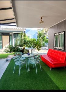 Istumisnurk majutusasutuses Feel like home in Bangkok