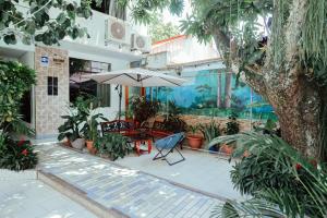 O grădină în afara Hotel Cielo Tarapoto