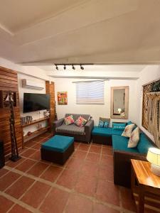 TV a/nebo společenská místnost v ubytování The Castaway