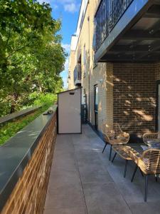 Μπαλκόνι ή βεράντα στο Host-Free Ensuite Double Bed by Heathrow