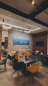 Posezení v ubytování Vila Golija Peak Suites