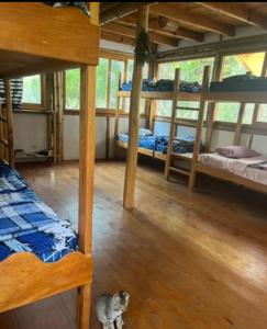 Ένα ή περισσότερα κρεβάτια σε δωμάτιο στο Gaia Dance Tample