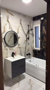 Koupelna v ubytování Sweet place