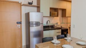 Köök või kööginurk majutusasutuses STUDIO DESIGN 3 - AP 408 · Estúdio premium com lazer tipo resort na Pajuçara!