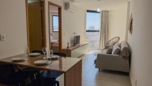 Istumisnurk majutusasutuses STUDIO DESIGN 3 - AP 408 · Estúdio premium com lazer tipo resort na Pajuçara!