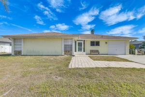 El edificio en el que está la casa de vacaciones