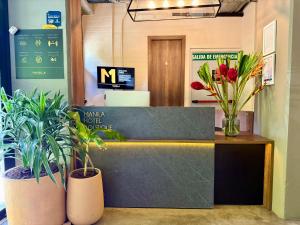 Zona de hol sau recepție la Manila Hotel Boutique