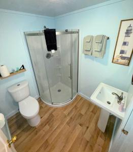 Phòng tắm tại Peninsula Point Lodge