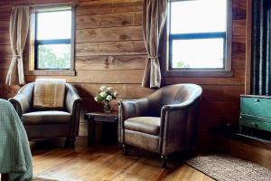 Istumisnurk majutusasutuses The Coal Miners Hut