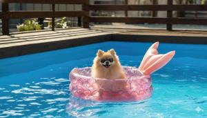 Swimmingpoolen hos eller tæt på Gapyeong Manwol Aegyeon Pool Glamping