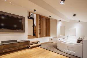 Phòng tắm tại Green House Hotel