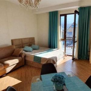 Giường trong phòng chung tại Soxumi