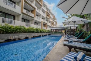 Bazén v ubytování Pandawa Hill Resort nebo v jeho okolí