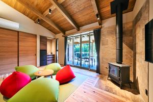 TV a/nebo společenská místnost v ubytování 五氣里-itsukiri-