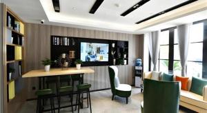 Χώρος καθιστικού στο City Comfort Inn Huanggang Macheng City Mo'ercheng