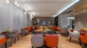 Khu vực ghế ngồi tại Echarm Hotel Tai'an Taishan Tianwai Village Hongmen