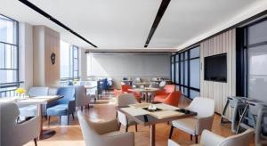 Χώρος καθιστικού στο Echarm Hotel Changsha Yuelu Mountain West Bus Station Metro Station