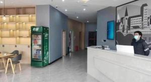 Ο χώρος του λόμπι ή της ρεσεψιόν στο Thank Inn Jiangxi Nanchang Anyi County Fenghuangshan Industrial Park