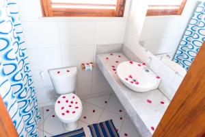 Vonios kambarys apgyvendinimo įstaigoje Cumbuco Kite in Paradise e Hospedaria
