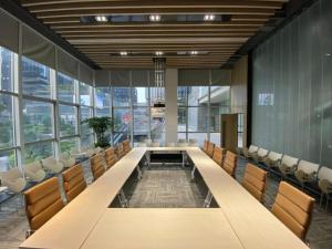 Zona de afaceri și/sau sala de conferințe de la Shenzhen Cloud Park Manhattan Hotel +233 fotografii