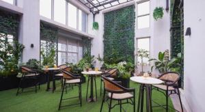 O zonă de relaxare la Shenzhen Cloud Park Manhattan Hotel