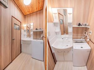 Vannituba majutusasutuses Sky Tree Stay Hotel 5 8-minute walk from Yahiro Station 3-minute train ride to Tokyo Skytree Station +65 fotot