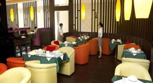 Khu vực ghế ngồi tại GreenTree Inn Hainan Haikou Jinniu Road Business Hotel
