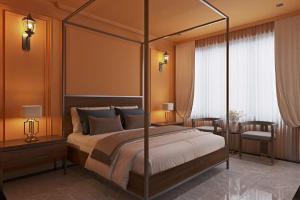 Ліжко або ліжка в номері Gấu Hotel Cầu Giấy +14 фото