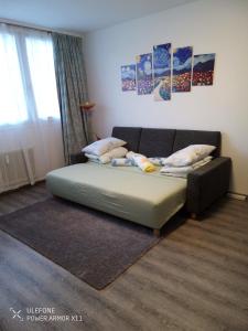 Ένα ή περισσότερα κρεβάτια σε δωμάτιο στο Apartment Arte