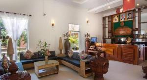 Χώρος καθιστικού στο Sambopich Chenla Hotel